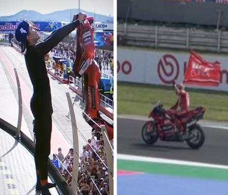 Marc Marquez Rebut Kemenangan Dramatis dari Murid Rossi di MotoGP San Marino 2025